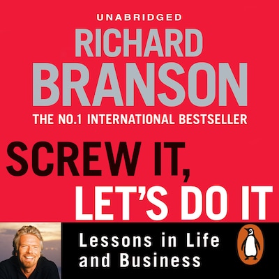 Screw It, Let's Do It – omslag til lydbogen af Richard Branson