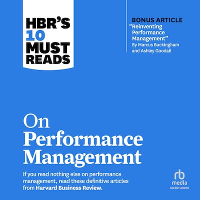 HBR's 10 Must Reads on Performance Management – omslag til lydbogen af HARVARD BUSINESS REVIEW