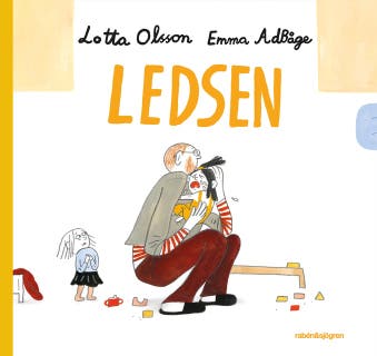 Ledsen – omslag till ljudboken av Emma Adbåge,Lotta Olsson