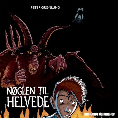 Nøglen til helvede – omslag til lydbogen af Peter Grønlund