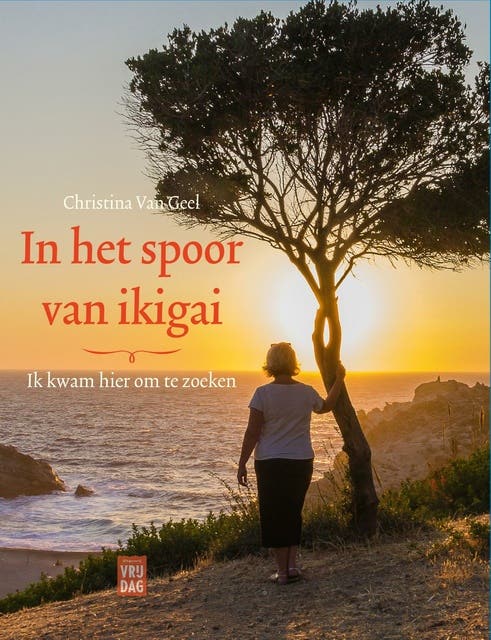 In het spoor van ikigai: Ik kwam hier om te zoeken – omslag van het luisterboek van Christina Van Geel