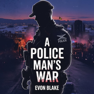 A Police Man's War – omslag til lydbogen af Evon Blake