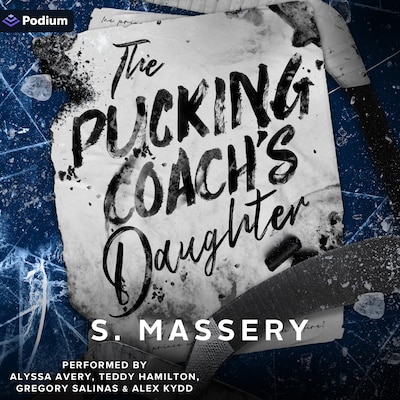 The Pucking Coach's Daughter – omslag van het luisterboek van S. Massery