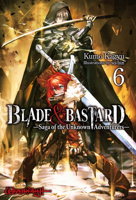 BLADE & BASTARD: Saga of the Unknown Adventurers Volume 6 – omslag til lydbogen af Kumo Kagyu
