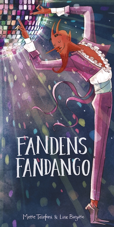 Fandens Fandango – omslag til lydbogen af Mette Telefoni