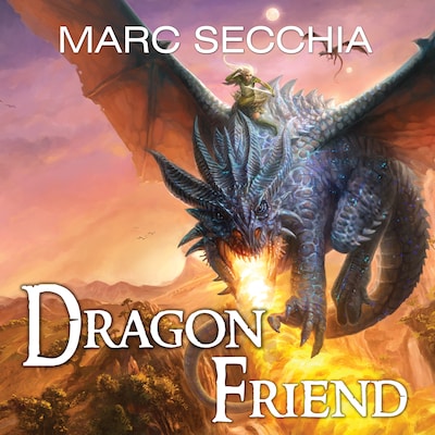 Dragonfriend – omslag til lydbogen af Marc Secchia