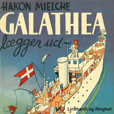 Galathea lægger ud. Rejsen rundt om Afrika – omslag til lydbogen af Hakon Mielche