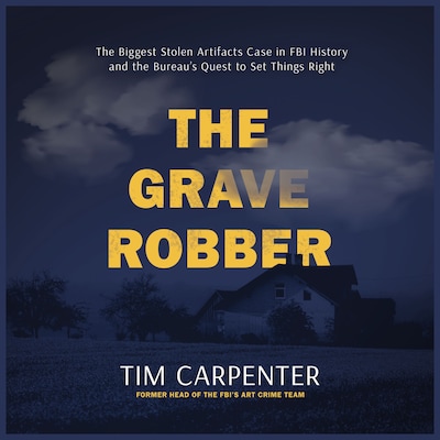 The Grave Robber – omslag til lydbogen af Tim Carpenter