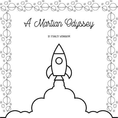 A Martian Odyssey – okładka audiobooka, autor Stanley Weinbaum, Sheba Blake
