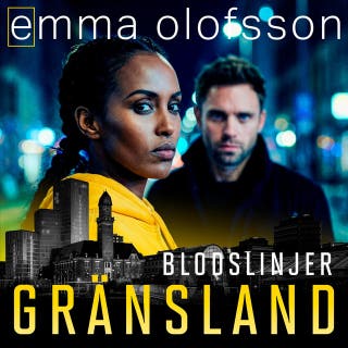 Blodslinjer – omslag till ljudboken av Emma Olofsson