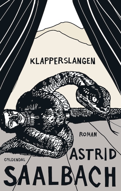 Klapperslangen – omslag til lydbogen af Astrid Saalbach
