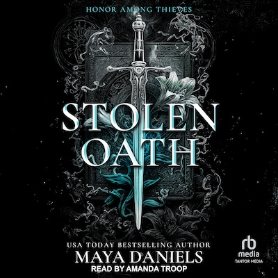 Stolen Oath – omslag til lydbogen af Maya Daniels
