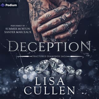 Deception: A Fractured Diamonds Saga Standalone – omslag till ljudboken av Lisa Cullen