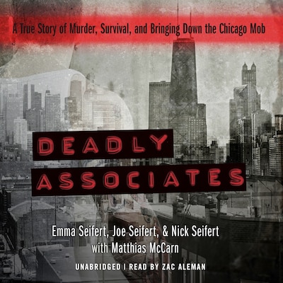 Deadly Associates – omslag til lydbogen af Matthias McCarn, Emma Seifert, Joe Seifert