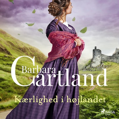 Kærlighed i højlandet – omslag til lydbogen af Barbara Cartland