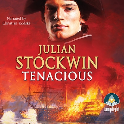 Tenacious – omslag til lydbogen af Julian Stockwin