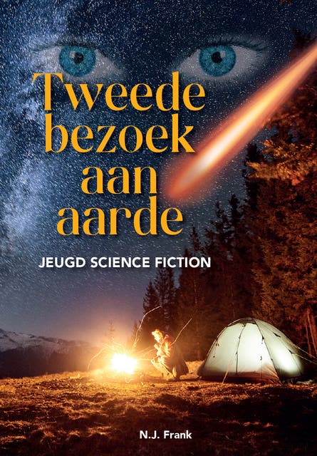 Tweede bezoek aan aarde – omslag van het luisterboek van N.J. Frank
