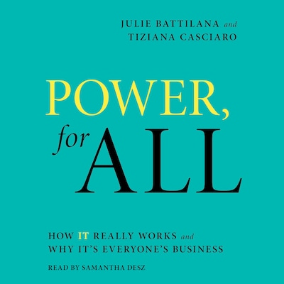 Power, for All – omslag til lydbogen af Julie Battilana, Tiziana Casciaro