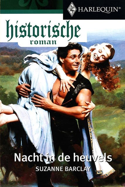 Nacht in de heuvels – omslag van het luisterboek van Suzanne Barclay