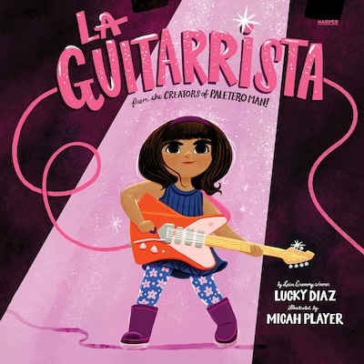 La Guitarrista – omslag til lydbogen af Lucky Diaz