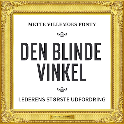 Den blinde vinkel – omslag til lydbogen af Mette Villemoes Ponty