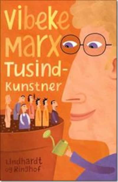 Tusindkunstner – omslag til lydbogen af Vibeke Marx