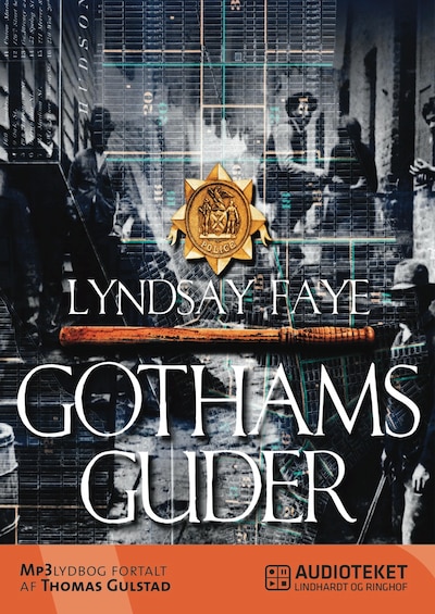 Gothams guder – omslag til lydbogen af Lyndsay Faye