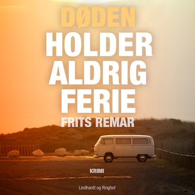 Døden holder aldrig ferie – omslag til lydbogen af Frits Remar
