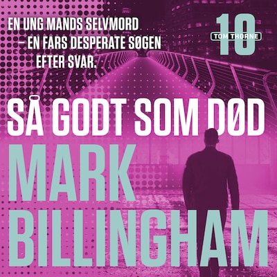 Så godt som død – omslag til lydbogen af Mark Billingham