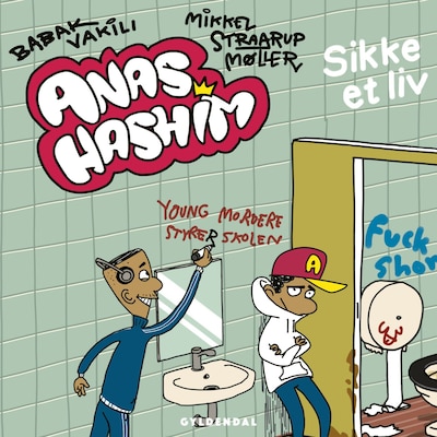 Anas Hashim - Sikke et liv – omslag til lydbogen af Babak Vakili, Mikkel Straarup Møller