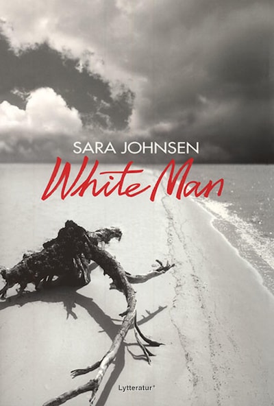 White man – omslag til lydbogen af Sara Johnsen