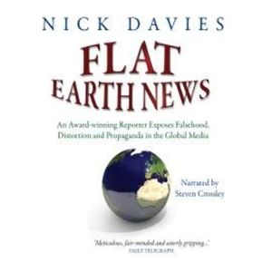 Flat Earth News – okładka audiobooka, autor Nick Davies