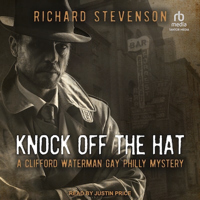 Knock Off the Hat – omslag til lydbogen af Richard Stevenson