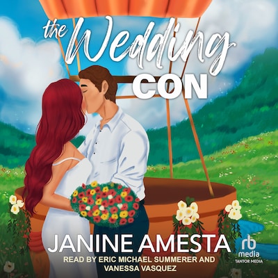 The Wedding Con – omslag til lydbogen af Janine Amesta