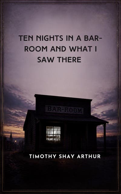Ten Nights in a Bar-Room & What I Saw There – omslag til lydbogen af Timothy Shay Arthur