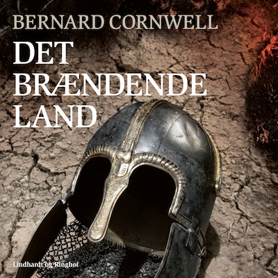 Det brændende land – omslag til lydbogen af Bernard Cornwell