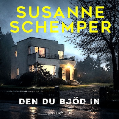 Den du bjöd in – omslag till ljudboken av Susanne Schemper
