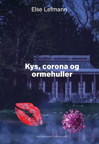 Kys, corona og ormehuller – omslag til lydbogen af Else Lefmann