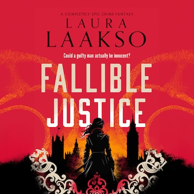 Fallible Justice – omslag til lydbogen af Laura Laakso