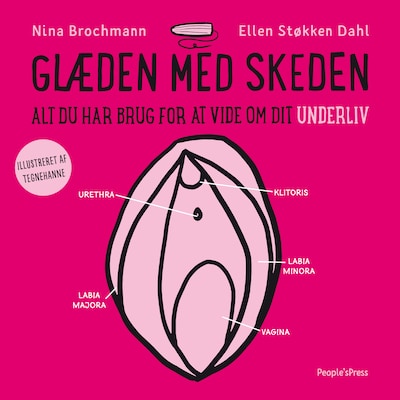 Glæden med skeden – omslag til lydbogen af Nina Brochmann, Ellen Støkken Dahl