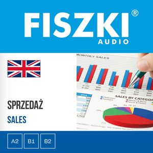 FISZKI audio – angielski biznes – Sprzedaż – okładka audiobooka, autor Patrycja Wojsyk