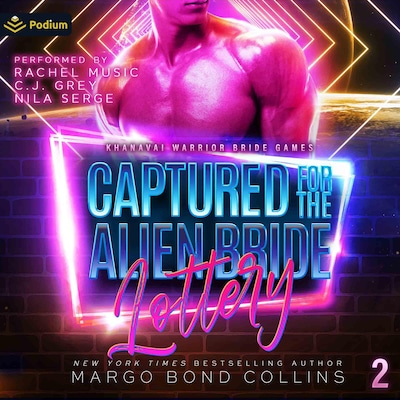 Captured for the Alien Bride Lottery – omslag til lydbogen af Margo Bond Collins