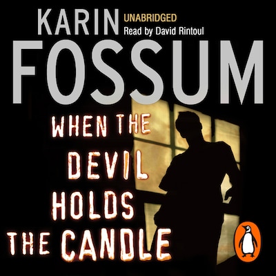 When the Devil Holds the Candle – omslag til lydbogen af Karin Fossum