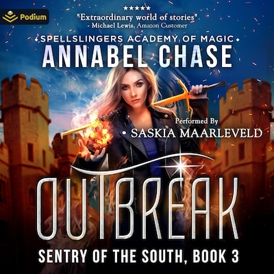 Outbreak – omslag til lydbogen af Annabel Chase