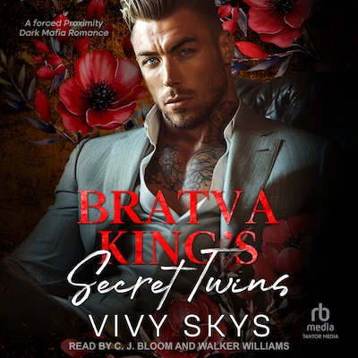 Bratva King's Secret Twins – omslag til lydbogen af Vivy Skys
