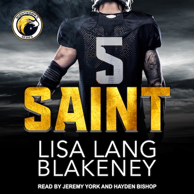 Saint – omslag til lydbogen af Lisa Lang Blakeney