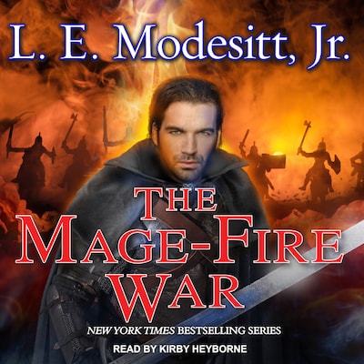 The Mage-Fire War – omslag til lydbogen af L. E. Modesitt, Jr.