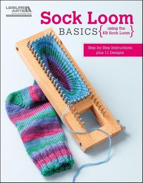 Sock Loom Basics – omslag til lydbogen af Leisure Arts