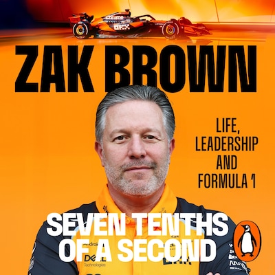 Seven Tenths Of A Second – omslag til lydbogen af Zak Brown
