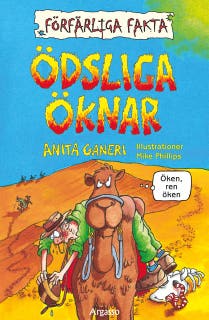Ödsliga öknar – omslag till ljudboken av Anita Ganeri